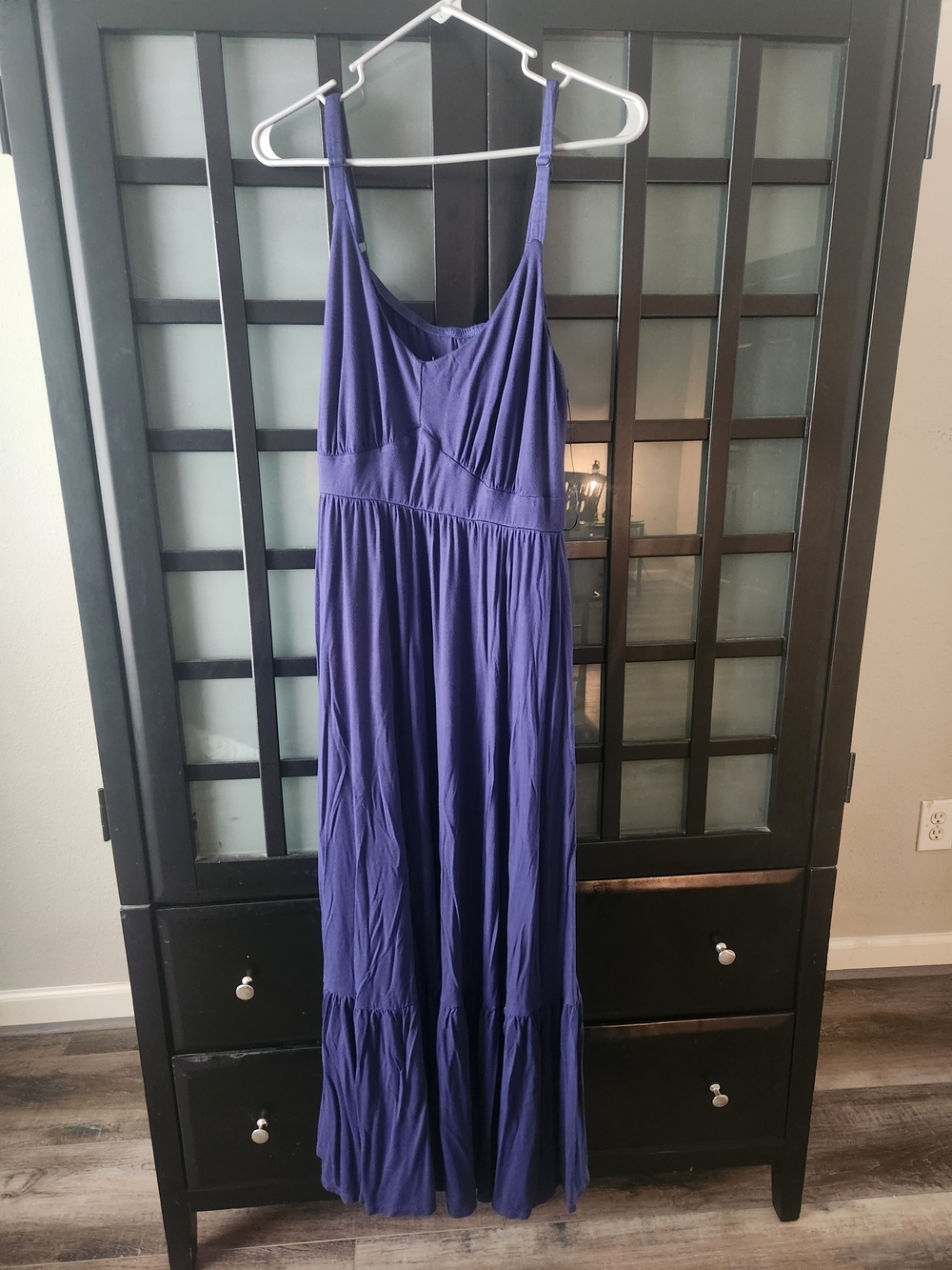 torrid Navy Maxi Dress with Spaghetti Straps